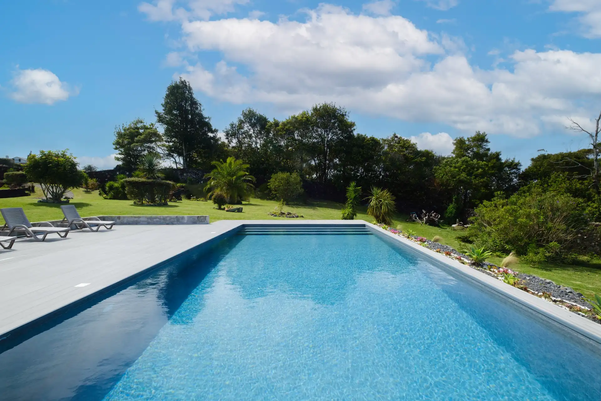 Swimming pool at Casa das Hotências