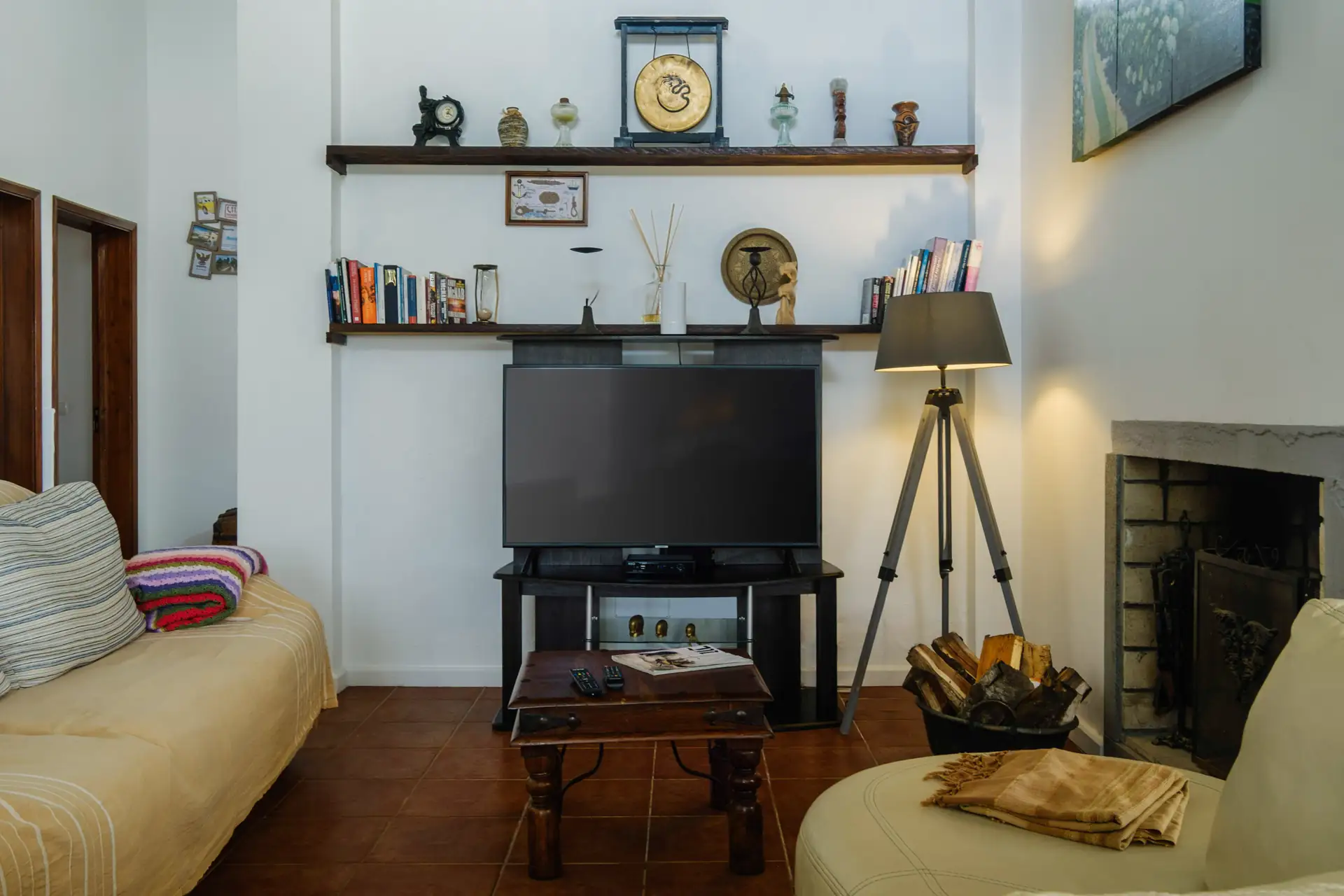 TV lounge at Casa das Hotências